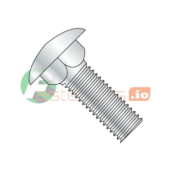 Newport Fasteners Carriage Bolt, 5/8"-11, 5-1/2 in L, Steel, Zinc Plated, 40 PK 753223 - main